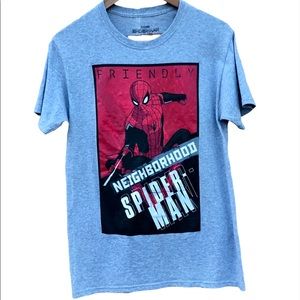 Marvel Studios Tee Shirt Spiderman Friendly Neighborhood Spider-Man